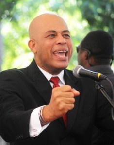 Haitian presidential candidate Michel M